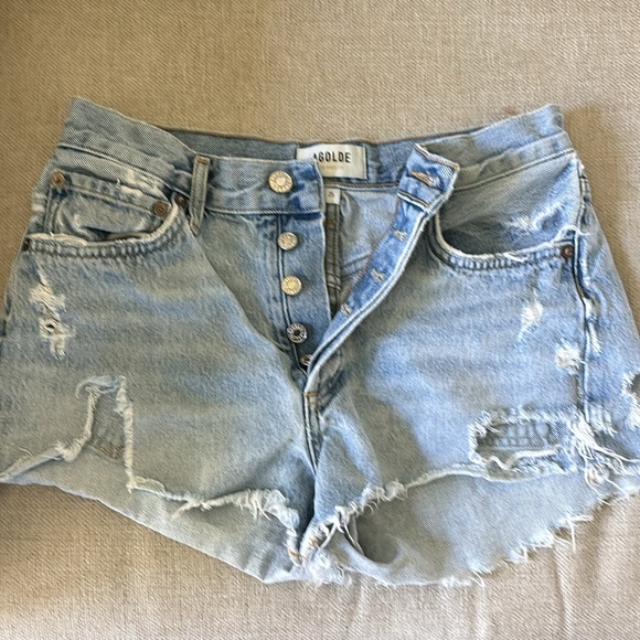 Agolde Parker Jean Shorts size 25 - Picture 11 of 11